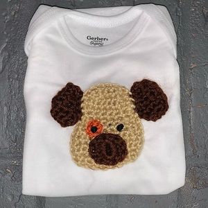 3-6 month long sleeve onesie